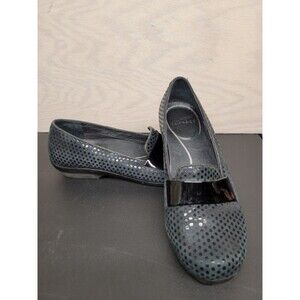 Dansko Women's Size 37/6.5-7 Leather Slip On Loafer Shoes Polka Dot Black